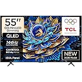 TCL 55 in&ccedil; Akıllı TV 55T8D 4K QD-Mini LED Dimming Renkli Quantum Crystal HDR10+ Oyun Google TV, 144Hz Doğal Yenileme Hızı, ON