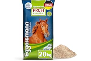 Eggersmann Mein Pferdefutter Aminoral Professionale 20 kg – Concentrato con aminoacidi Essenziali – Supporta la Costruzione Muscolare e la Resistenza – Mangime complementare Ideale per Cavalli