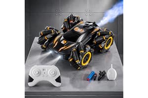 Zest 4 Toyz Remote Control Car Toy for Kid Adults | High-Speed Tumbling 4x4 Off Road 180° Flip with Mist Spray 360° Rotating | Rechargeable RC Car USB 45+ft Range 2.4GHz Remote Control Drift Stunt Car