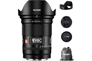 VILTROX PRO 16mm F1.8 Z-Objektiv für Nikon Z-Mount, lichtstarkes F/1.8-Autofokus-Vollformat-Weitwinkelobjektiv für spiegellose Nikon-Kameras mit Z-Mount Z5 Z50 Z6 Z6II Z7 Z7II ZFC Z30 Z9 Z8 ZF