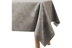 Filumi Tovaglia 120x160 cm beige, lavabile, per interni ed esterni, motivo geometrico Eris