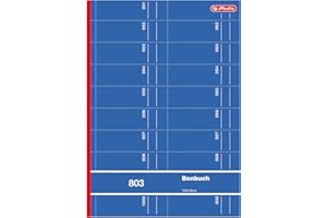 Herlitz-803 892612 Ticket formato A4, colore: blu, giallo, verde o rosso, 2 x 50 fogli (1000 biglietti), colori assortiti
