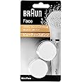 Braun Face 80-B Cosmetic Replacement Beauty Sponges for Braun Face Spa Cleansing Devices (Japanese Import) - Pack of 2 Replacement Brushes