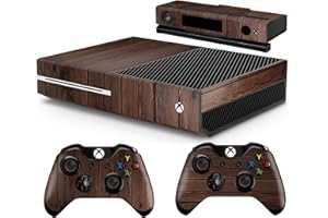 GIZMOZ N GADGETZ WOOD Console Skin Decal Sticker Compatible with Xbox One & Kinect+ 2 Controller Skins compatible