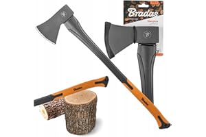 Bradas GARDEN CARE - Universal Axe - Axes - Hardened Steel & Fibreglass Hatchet - Perfect for Wood Crevices & Gardening - Garden - KT-SF1125 - 1250g