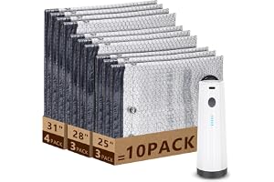 Uppsättning av 10 vakuumpåsar för kläder resor, ORIA elektrisk pump | 3 storlekar vakuum byte (3 x 50 x 40 cm, 3 x 60 x 40 cm, 4 x 60 x 50 cm), vakuumpåsar för kläder för resväskor