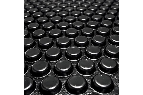 Bâche à Bulle Piscine 4 x 2 m | Épaisseur 300 Microns - Épais et Durable | Bache Bulles Rectangulaire 12 Tailles Disponibles | Noir | Ravigarden (4 x 2 m)