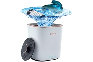 HEROMASK Przenośna pralka – 2,5 l mini pralka na kemping, w domu i w podróży – kompaktowa mini pralka z górnym ładowaniem