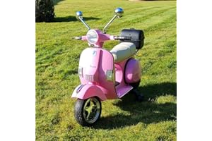 ATAA Moto Vespa Officiel PX 150 12v électrique pour Enfants Licence Piaggio - Rose