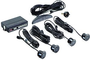STREETWIZE ACCESSORIES Streetwize SWPARK1 Reverse Parking System [25.6 x 20.4 x 6.2 cm] Park Assist with Automated Audio Alerts, LED Distance Display, 4 Sensors | Car Security Accessories