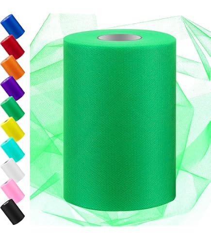 Rotolo Tulle Verde Lime 12.5cm x 100mt