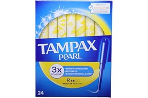 Tampax Pearl Regular Tampons mit Applikator, 24 Stück