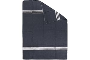 DOMINATOR URBAN COMBAT Couverture Militaire 150 x 200 cm, Chaude et Résistante, Idéale pour Le Camping, Pique-Nique, Survie, Extérieur, 50% Coton, 50% Polyester (Gris)