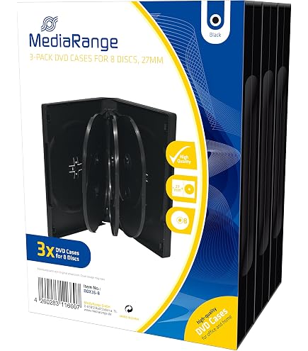 Dragon Trading, custodie sottili per CD, DVD, Blu Ray, 5,2 mm, per 1 disco, con vassoio trasparente satinato, confezione da 10