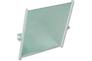 ARREDOBAGNOECUCINE Specchio reclinabile con vetro di sicurezza 600x650 mm per anziani disabili