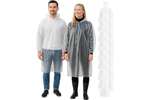 REDSTAR Poncho pluie imperméable pour adultes - Poncho anti pluie jetable manteaux imperméables femme et hommes - Poncho pluie en plastique imperméable pack familial - Poncho indispensable pour festivals