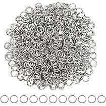 500 Ringen 8mm Roestvrij Staal 304 Goudkleurig voor Doe-Het-Zelf