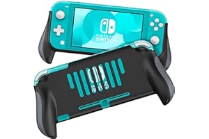 MEQI Grip Case Kompatibel mit Nintendo Switch Lite, Bequeme und ergonomische Gaming Portable Protective Handheld Cover - Zubehör für Switch Lite Konsole 2019 Release