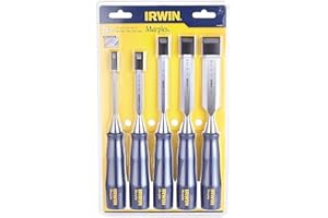 Irwin Marples M444 Blue Chip Bevel Edge Chisel - Set of 5, M444/S5