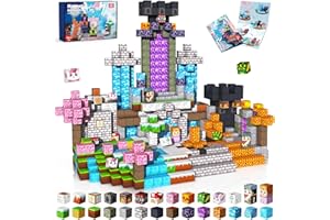 ToyUnited Magnetic Blocks, 150PCS Magnetic Building Blocks Tiles Cubes for Ages 3 4 5 6 7 8 9 10 Boys Girls, Dark Swordsman Construction Toys STEM Sensory Toys for Kids Christmas Birthday Gifts