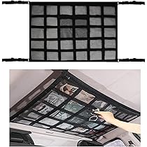 Rete Portaoggetti Da Soffitto Per Auto JEJA 90x65 Cm - Universale Per SUV, Furgoni E Bagagliaio - Foto 11