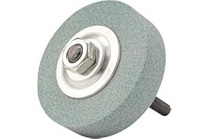 NuoDunco Grinding Wheel Adapter and 75mm Grinding Stone, Change Electric Drill into Grinding Machine for Metal Grinding, Polishing, Deburring（Gray）