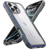 RAPTIC iPhone 16 Pro i&ccedil;in Kalkan Manyetik Kılıf, MagSafe ile Uyumlu, [2024 Yakalama D&uuml;ğmesi Darbeye Dayanıklı Şeffaf Kılıf], 