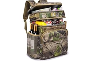 ‎LARIPWIT Laripwit Kühlrucksack 54 Dosen Thermo Kühltasche Rucksack Groß Isolierte Doppeldeck mit Kühlfach für Männer Frauen - Perfekte Picknick Reisen Camping Taktisch Strand