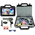 SHAKTISM Kids Police Toy Set with Accessories, Toy Gun with Laser, Suitcase Styled Hard BB Bullets Toy, Battle Ground Gun Brief Case