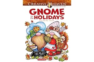 Creative Haven Gnome for the Holidays Coloring Book
