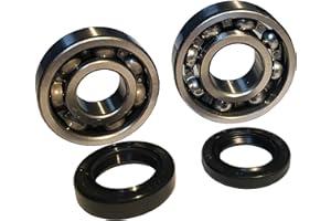 KHPERFORMANCE Kurbelwellenlager C3 mit Wellendichtringen Set Ø 20mm Minarelli AM6 Yamaha DT50