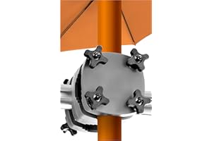 4smile Support pour Parasol de Balcon – Pied d’Échange SunnyGuy, Base Sécurisée pour Terrasse et Extérieur, Couleur Grise