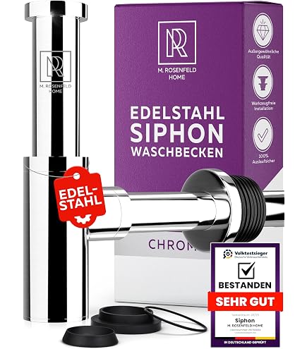 Alape Siphon SI.3 1 1/4 Tauchrohr/Tiefe verstellbar chrom 8312000978