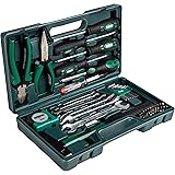 Brüder Mannesmann Werkzeuge M29032 Werkzeugkoffer, 47-teilig, Grün (Matt), (L x B x H) 335 x 335 x 195 mm