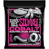 Ernie Ball P02734 S&uuml;per Slinky Kobalt Elektrik Bas Telleri, &Ouml;l&ccedil;&uuml; 45-100