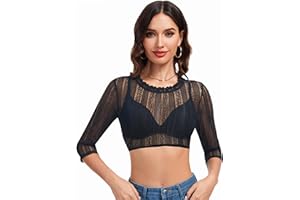 LUYANA Dirndl Bluse Damen Dirndlbluse Spitze Elegantes Bayrische Trachtenbluse für Oktoberfest Weiß/Schwarz S-3XL