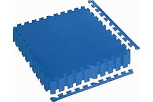 MOVIT Tappeto Puzzle - 60x60cm, 8 Pezzi, Antiscivolo, Salvapavimento, in Schiuma EVA, Incastro, 11 Colori - Tappetino Fitness, Materassino Palestra, Pavimentazione Gommata, da Ginnastica, Allenamento