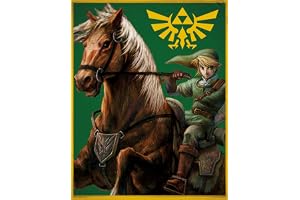 Large The Legend of Zelda filt grön 160 x 200 cm supermjuk flanellfilt soffa filt hyrule triforce länkar uppvaknande andedräk