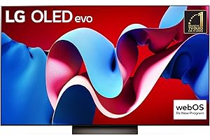 LG OLED evo 55'', Serie C4 2024, OLED55C46LA, Smart TV 4K, Processore α9 Gen7, Brightness Booster, 40W, Dolby Vision, 4 HDMI 2.1 4K@144Hz, GSync, VRR, Alexa, ThinQ AI, webOS 24