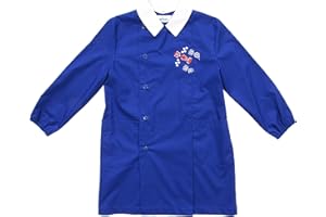 siggi Grembiule Blu Bambino 6/12 Anni Scuola elementare Disegno Formula 1, Grembiule Maniche Lunghe con Polsini e Colletto Staccabile - Art. 3133 (7 Anni | 122 cm)