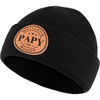 Tablier Homme Papa Papy - Cadeau Original Fête Des Pères, Anniversaire, Noël Avec Citations Touchantes Et Poches Pratiques