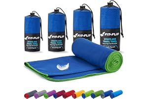 Fit-Flip Toalla Microfibra - Toallas microfibras para el Gimnasio, Viaje y Piscina - Toalla Gym compacta, Ultraligera y de Secado rápido - Toalla Playa Grande de Natacion