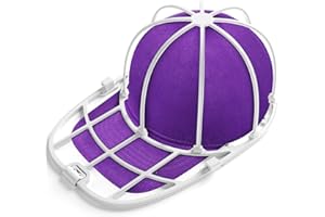 Haiou Cap Washer Cage Baseball Cap Washing Cage for Washing Baseball Caps Hat Washer Baseball Cap - Cream White