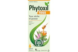 SANOFI Phytoxil Toux - Sirop 133 ml - Soulage la toux sèche et toux grasse - Thym, Plantain, Miel - A partir de 2 ans - Dispositif médical
