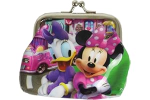 CATCHY BRANDS Children's Character PVC Metal Clasp Coin Purse - Minnie & Daisy