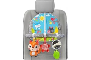 BENBAT Double Sided Car Seat Activity Arch - Baby Toy Activity Center - Toys for Children - Developmental Toys for Babies - Best Toddler Toys for The Car
