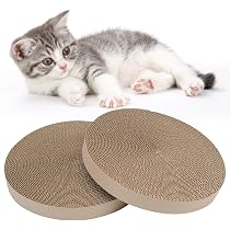 Katzenkratzmatte Aus Wellpappe – 2 Stück, Zum Austauschen Oder Erweitern