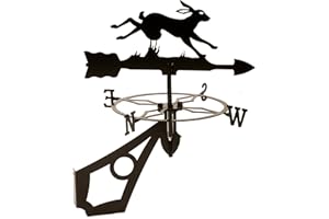 Dragon Laser Ltd., Hare Running Decorative Weathervane, **WITH ANTI-RUST COATING**
