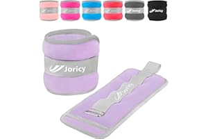 JORICY Pesi per Caviglie, Cavigliere Pesi Caviglie con Strisce Regolabili Set di 1 2 3 4 5 6 8 10 kg Peso Caviglia Cavigliera Pesi Polsi e Caviglie per Palestra Pilates Fitness Donna Uomo