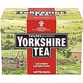 Yorkshire Tea - Erfrischender, Kräftiger, Schwarzer Englischer Tee - Aus Verantwortungsvollen Quellen - 160 Teebeutel